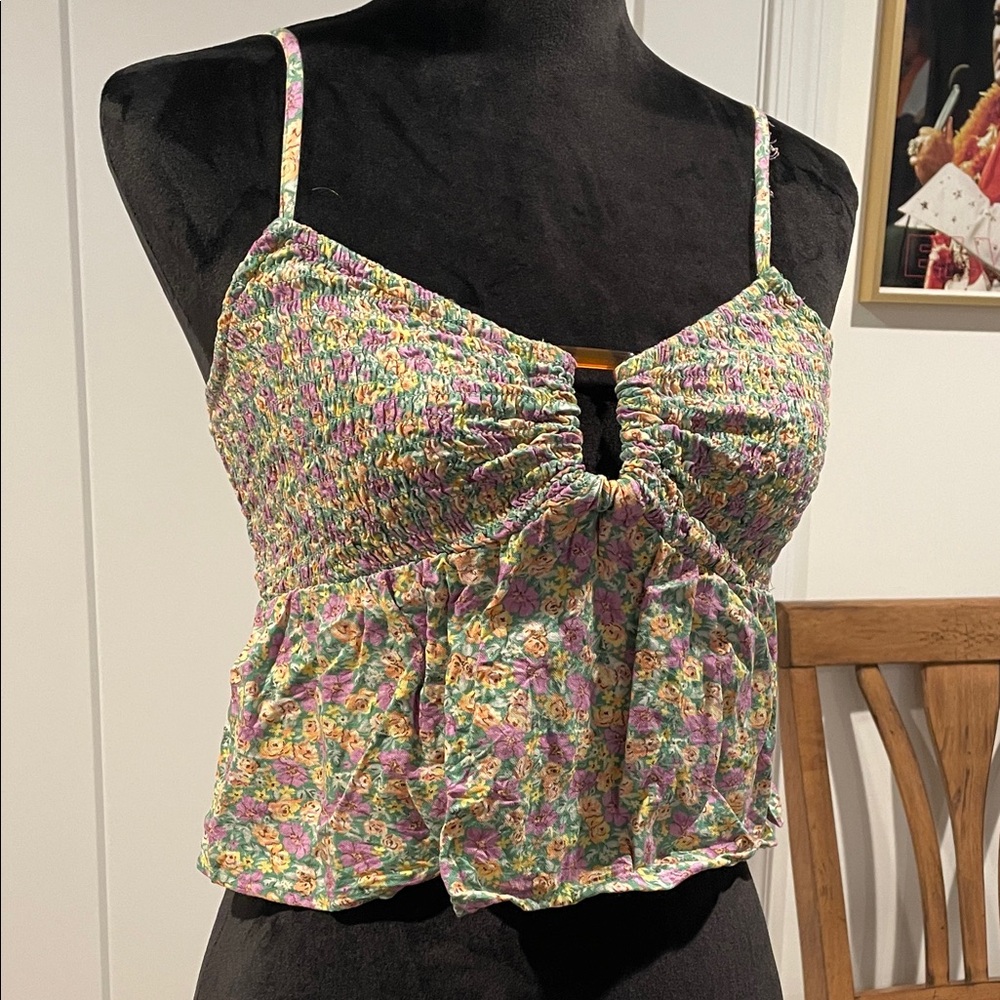 American Eagle Multicolor Floral Camisole